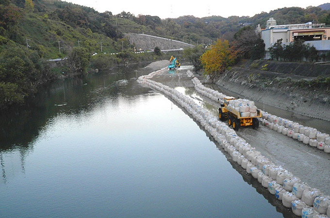 国分市場地区河道掘削